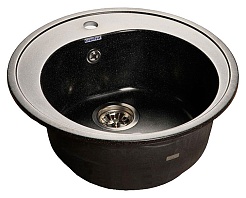 Granfest Мойка кухонная Rondo GF-R510 Черный – фотография-1